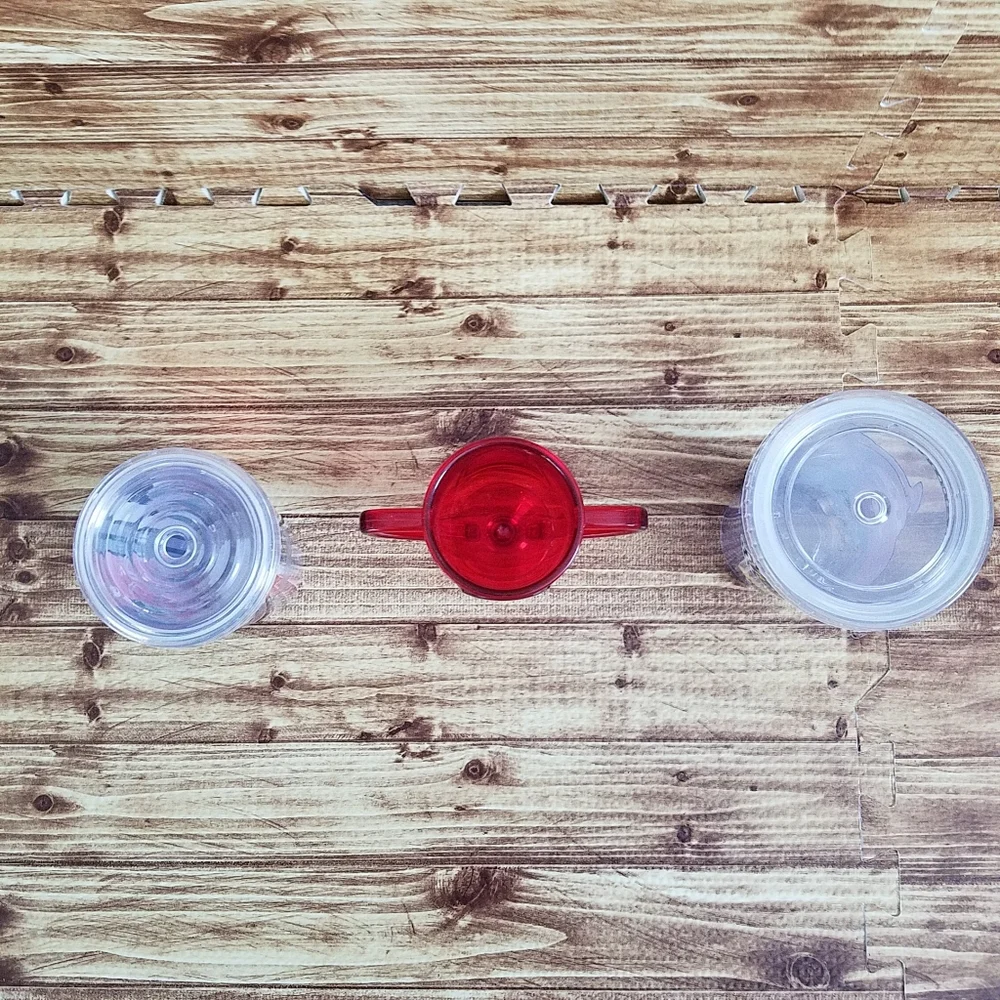 Disney Pixar Cars Plastic Drinkware Lot Piston Cup Trophy Tumblers 3pc Set